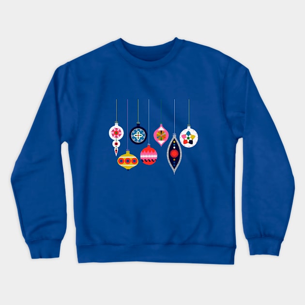 Retro baubles Crewneck Sweatshirt by showmemars